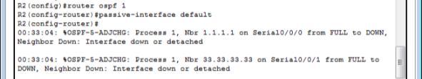 Emita el comando show ip ospf neighbor en el R1 para verificar que el R2 aparezca como un vecino OSPF.