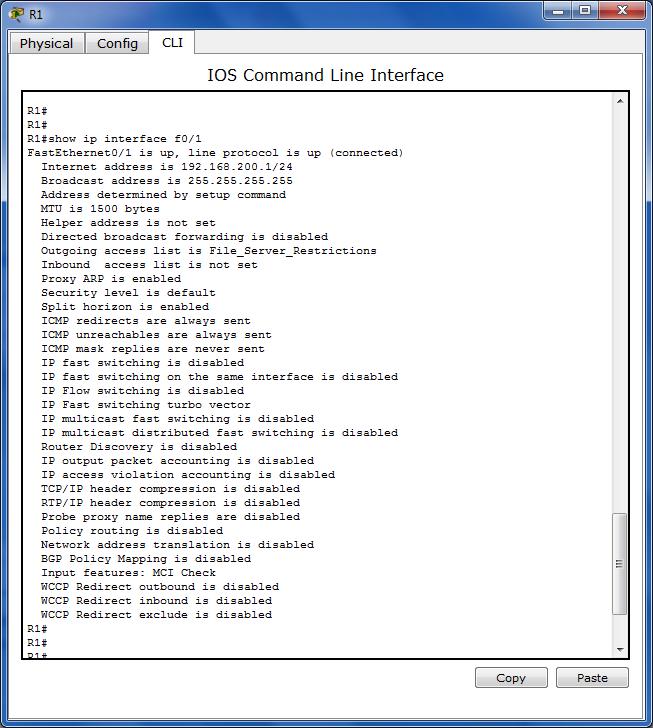 Use the show access-lists command to verify the ACL configuration.
