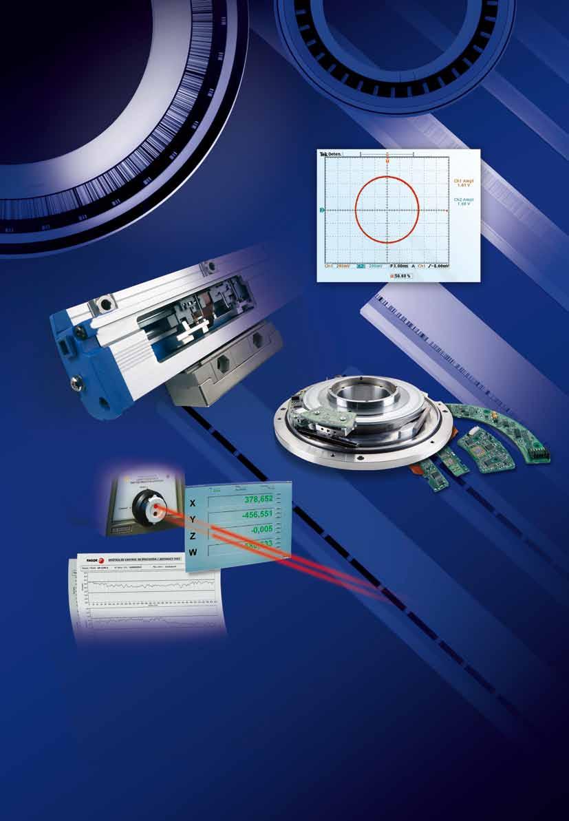 Lineales y Angulares Diseño Óptico En la vanguardia de las tecnologías de medición, Fagor Automation utiliza tanto la transmisión óptica como la reflexiva en sus gamas de encoders.