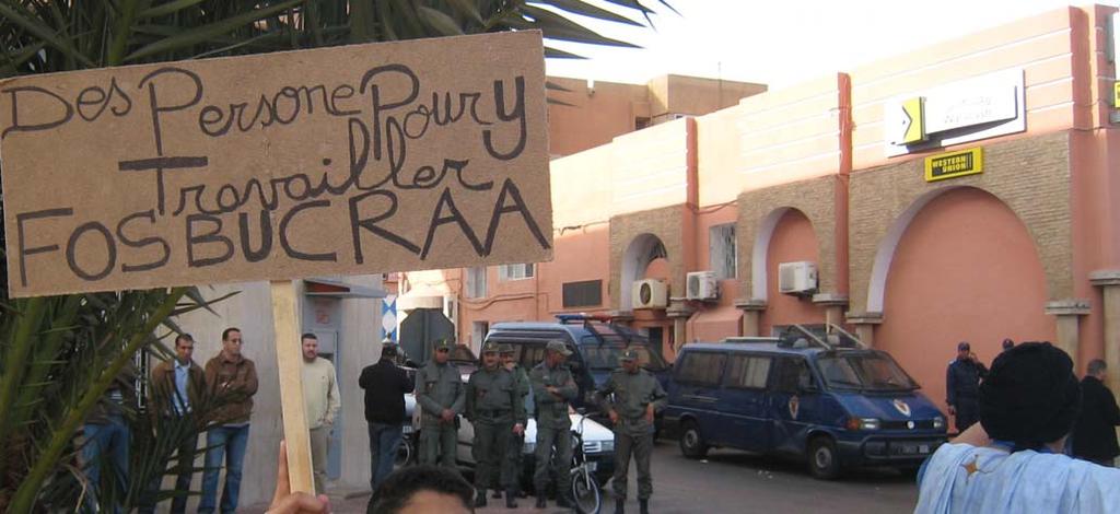 La policía marroquí