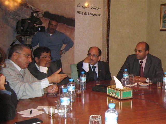Reunión en el Ayuntamiento con Ahmded Lakhrif, Vicepresidente del Consejo Municipal,