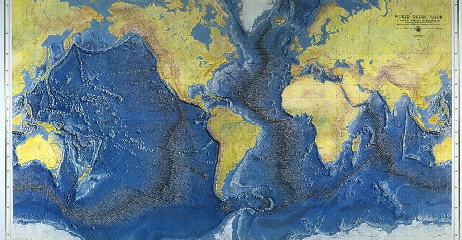 Desarrollo de la teoria Nuevas técnicas geofísicas desarolladas durante y después de la segunda guerra mundial permiten cartografiar los fundos marinos (1956) Descubrimiento de las cordilleras