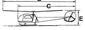Helipuerto de Superficie. 1.- Aeronave de Diseño : MI17 A = 21.29 m; D = 25.35 m C = 18.