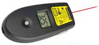 termómetros 31.1114 Termómetro infrarrojo FLASH III Temperatura en superficie sin contacto, con puntero láser, fácil de usar. Rápida medición: 1 segundo.