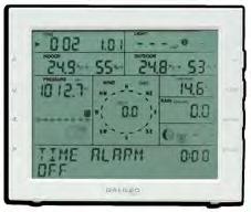 EStaciones Meteorológicas ws3200 Estación meteorológica interior / exterior con conexión a PC y luz LED de fondo Hora con alarma y calendario. Temperatura y humedad interior y exterior.