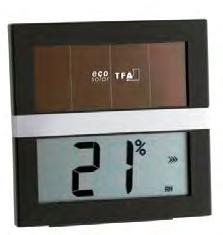 5002 Termohigrómetro Gran display de pared y mesa Temperatura y humedad interior. Memoria de temperaturas y humedades máximas y mínimas.