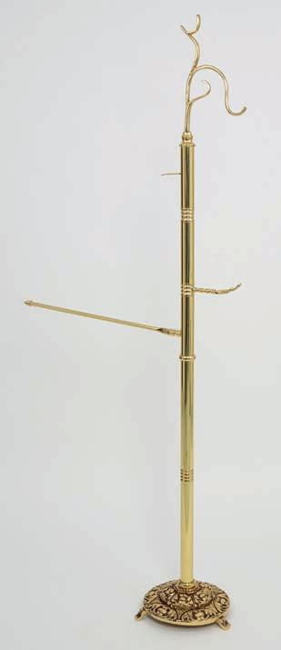 Porta-incensario hierro forjado. h.148 cm. Ø pie 39 cm. P.V.P.- 126,00 Art.12/F.