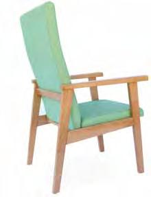 Diseño ergonómico de asiento y respaldo.
