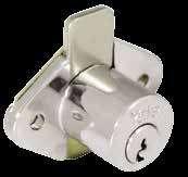 The latch is actuated by the key 4 pin Horizontal latch ylinder length: 27 or 40 mm depending on
