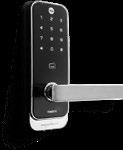 option with Zigbee or Z-wave modules) Reversible levers for left and right handed doors Weather resistant uto blocking Low battery and tamper alert
