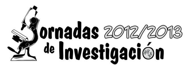 1 PROGRAMA DE LAS JORNADAS DE INVESTIGACIÓN 2012/13