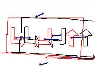 3: (a,b) Par estéreo de una señal a 0.5m. (c) Segmentación. (d) Emparejamiento. (a) (b) (c) (d) Figura 1.4: (a,b) Par estéreo a 1.0m.
