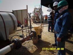 Lote XIII (OLIMPYC PERÚ) La Empresa Supervisora realizó una visita operativa al lote XIII (Olympic Perú), con la finalidad de asistir a la prueba hidrostática realizada al nuevo gasoducto de 6 (3.
