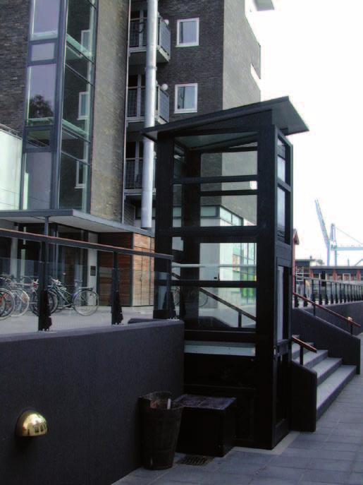 La plataforma elevadora de acceso versátil, sencilla y segura La plataforma elevadora Steppy constituye la solución ideal para garantizar el acceso a: viviendas y residencias privadas; estructuras
