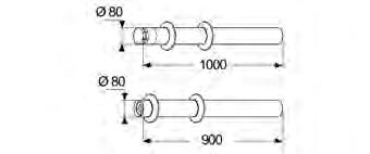 Ventosa doble flujo 80/80 mm Referencia Precio ( )