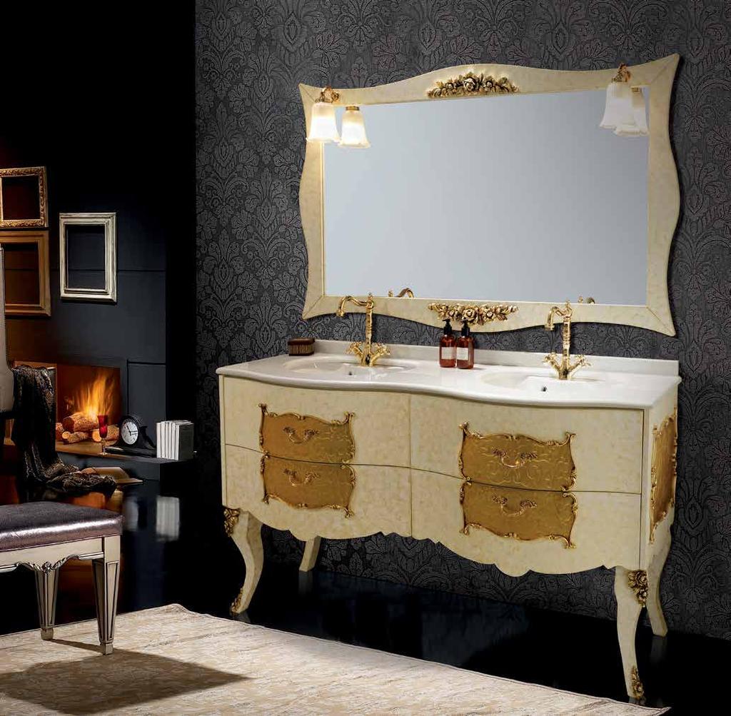 NOTE THE FULL SET IS COMPOSED OF CABINET, MARBLE, WASHBASINS, MIRROR AND LIGHTING. 4 5 Ref.90/95000 - :.584 CONJUNTO COMPLETO 70 CM. FULL SET FURNITURE 70 CM. Ref.9/08500 - :.