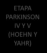 PARKINSON IV Y V (HOEHN Y YAHR)