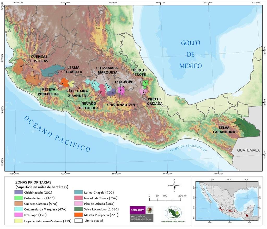 Durante 2010 se implementó el Programa Especial para la Restauración de las Cuencas de los Lagos de Pátzcuaro y Zirahuén, en Michoacán.