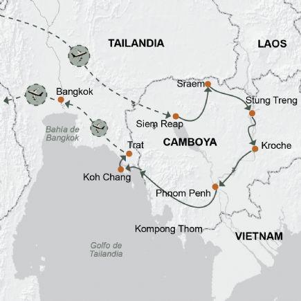 Camboya En busca de los templos perdidos e isla de