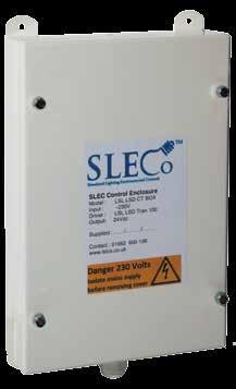 Control de Iluminación Conductor LSL LSD SLEC Conductor regulable utilizado en combinación con nuestras luces LED lineales de 24 Vdc, la emisión de luz sube hasta 150 W.