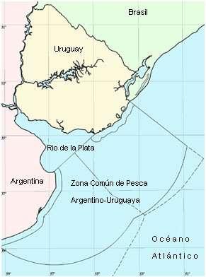AGUAS JURISDICCIONALES (km 2 ) Río Uruguay 528 Río de la Plata 15.240 Laguna Merín 1.
