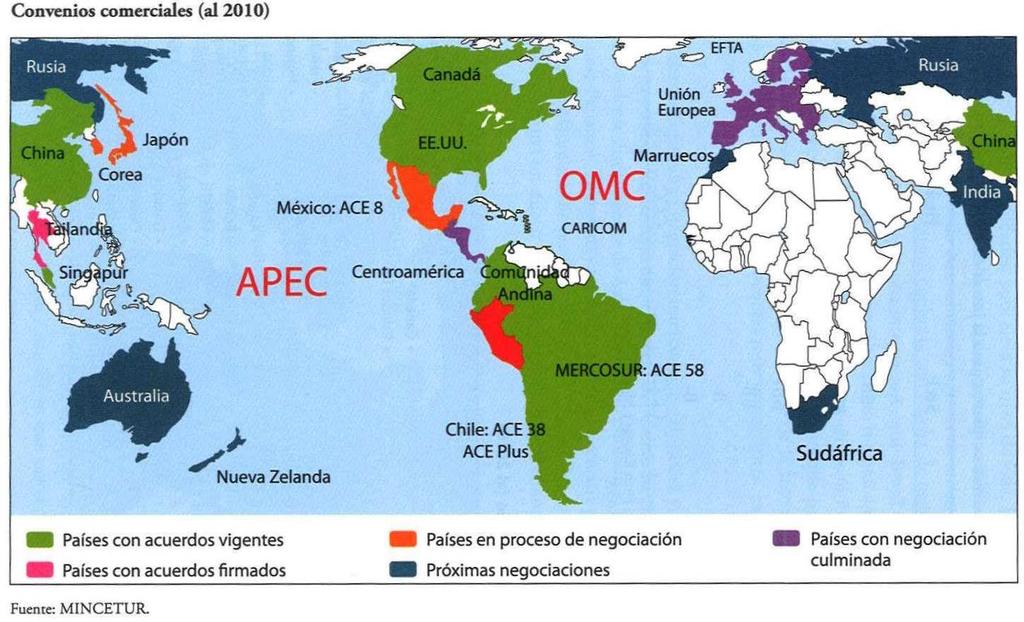 El Perú está situado estratégicamente en el mundo Es