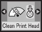 Nota: cada vez que limpie el cabezal de impresión perderá tinta, por lo tanto sólo límpielo si la calidad de impresión disminuye. 1.