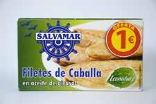 Caballa / Mackerel / Maquereau En Aceite de Girasol In olive oil / Dans l