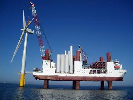 Marine renewable Offshore energy: Wind solar, Energy wind, wave and tidal Energía