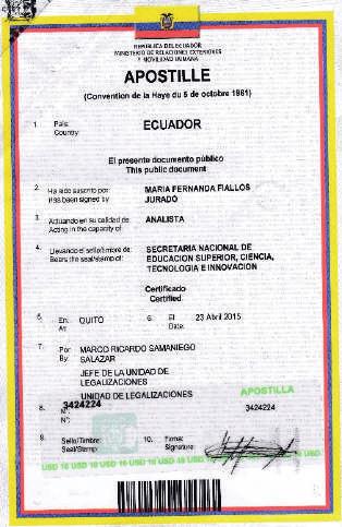 APOSTILLAS La apostilla tiene como objetivo la certificación de documentos públicos que emitidos por un Estado, van a ser presentados por el interesado en