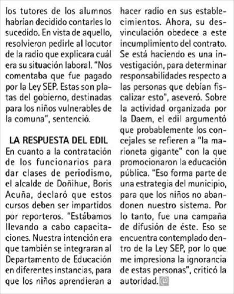 26/08/2014 EL RANCAGUINO - RANCAGUA-CHILE 3 4 CONCEJALES PRESENTAN