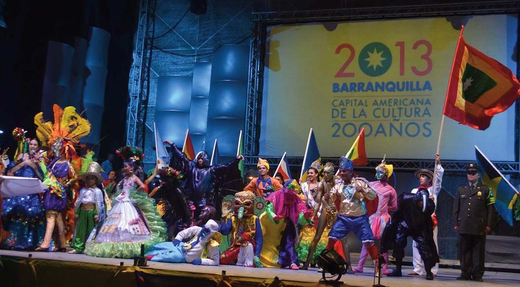 Obra Musical de Esthercita Forero Carnaval de Barranquilla Entrega de los diplomas acreditativos de los 7 tesoros del Patrimonio Cultural de Barranquilla.