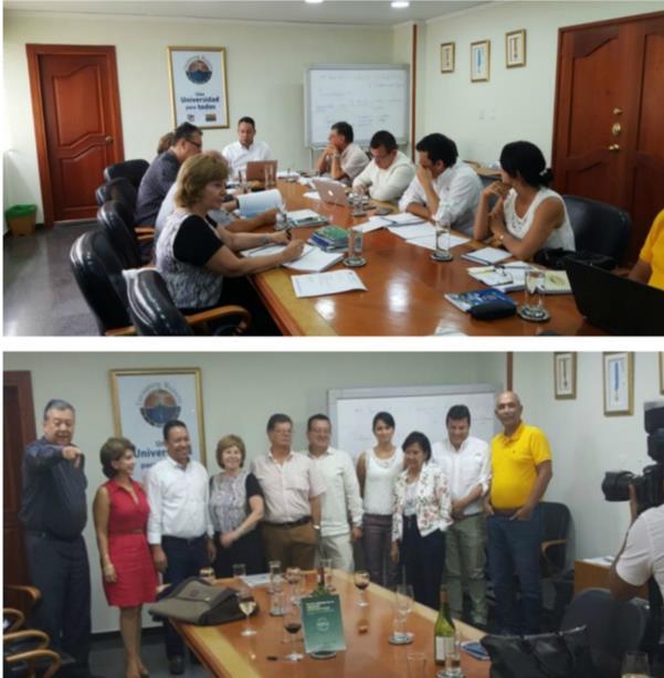 Reunión Comité Curricular El Comité Curricular del Doctorado en Ciencias de la Educación, de la Red Rudecolombia, se reunió los días 17 y 18 de noviembre, donde