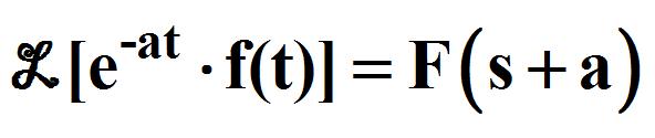 En la última ecuación, el término entre corchetes es el desarrollo en serie del binomio: Por lo tanto: En consecuencia, la función periódica f(t) con período T tiene una transformada de Laplace