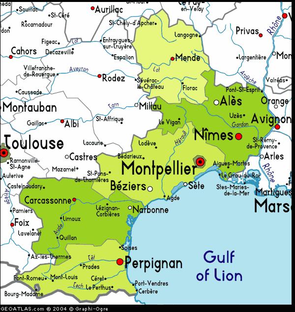 La region Languedoc- Roussillon
