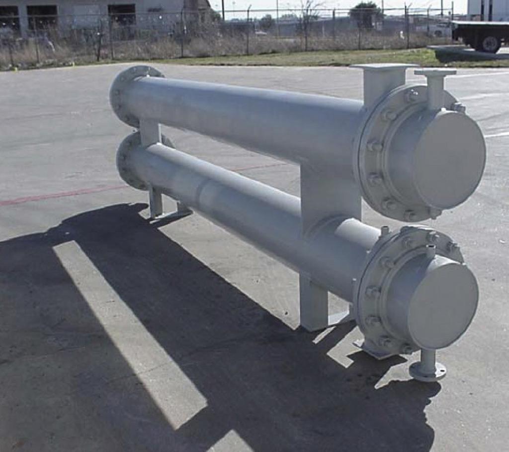 Regenerador de carcasa y tubo apilado Bomba: Se recomienda el uso de una