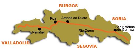 hacia Burgos,Valladolid para