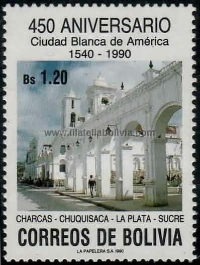 205781 30-1-1989) en La Paz. Dentado 13 ½. R.S.