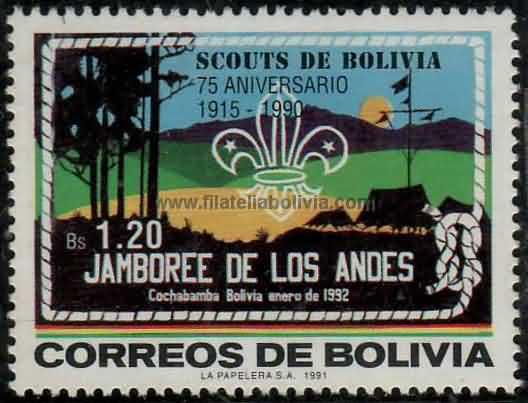 Álbum de sellos postales de Bolivia