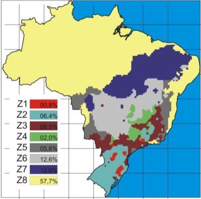 Clasificación Climática del territorio según normas locales NBR.0 / 00 parte NCh 079/ 008 Brasil Chile NORTE LITORAL NORTE DESÉRTICA N. VALLES TRANSV.