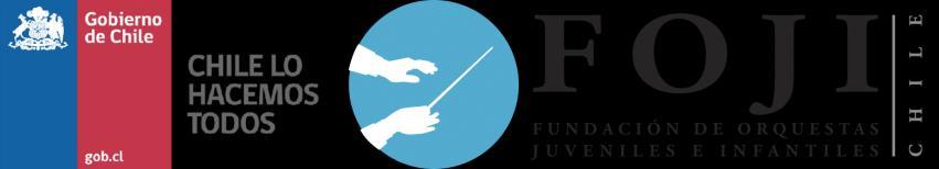 BASES CONCURSO PÚBLICO 2018 FONDO CONCURSABLE GIRAS Y ENCUENTROS 2018 La Fundación Nacional de Orquestas Juveniles e Infantiles de Chile (FOJI) es una institución sin fines de lucro, que forma parte