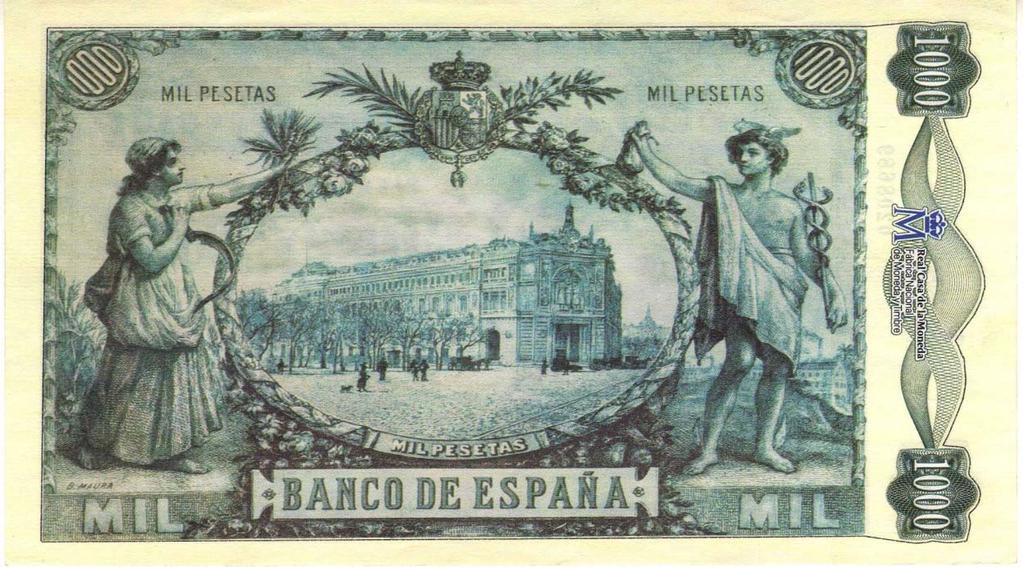 Mil pesetas, Banco de España, 1915 Sesenta años sin El caudillo del pueblo Sin duda, Jorge Eliécer Gaitán, fue el personaje más importante de la política colombiana en el siglo XX pero,