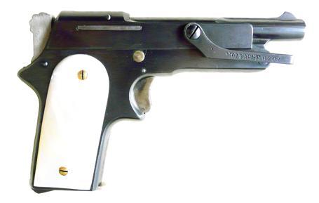 41 Pistola JO. LO. AR, Cal. 6,35 mm, Ejemplar de presentación, destinado al Presidente de la República portuguesa (1928-1951), General Oscar Fragoso Carmona, inscrito en oro: EXCMO.