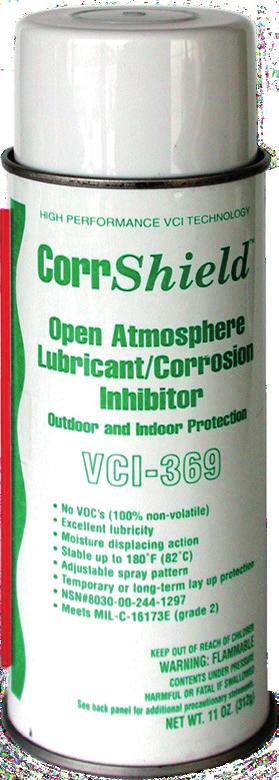 Químicos para la construcción Lubricantes Cortec (lubricante anticorrosivo): Spray anti-oxidante que prolonga notablemente la vida de los