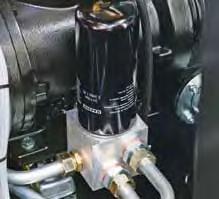 La rapidez en alcanzar la temperatura óptima de servicio y su mantenimiento seguro protegen el circuito de fluido del compresor de una formación excesiva de