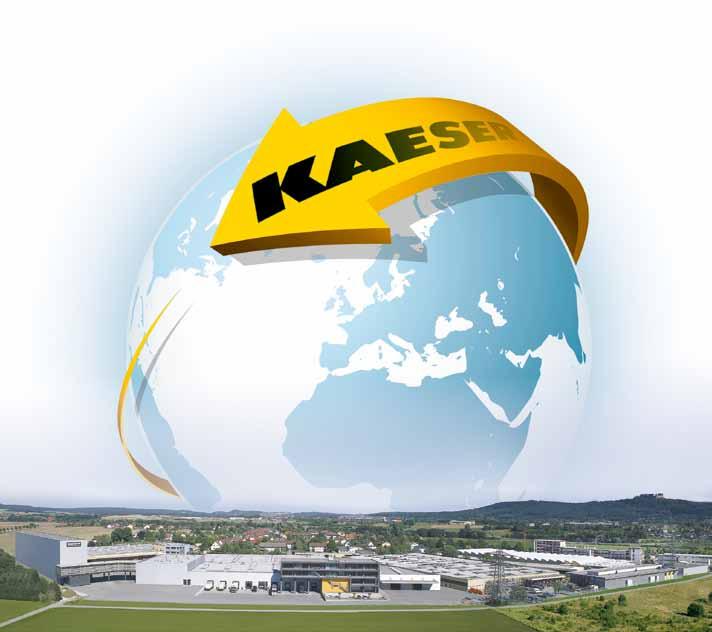 www.kaeser.com KAESER: siempre cerca de usted KAESER KOMPRESSOREN está presente en todo el mundo como uno de los fabricantes de compresores de tornillo más importantes.