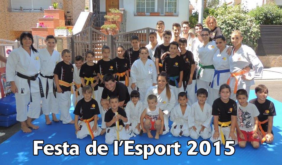 Y el sábado día 6 de junio se celebró la XVIII Festa del Sport de Santa Perpètua, en la que nuestro DOJO dispuso de una zona con carpa para atención al público y con