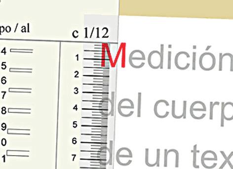 marca, distintas escalas de medición.