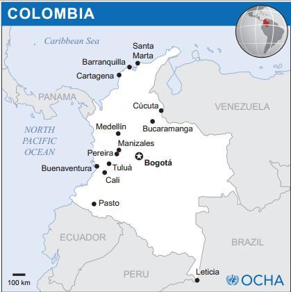 COLOMBIA PLAN OPERATIVO ANUAL 2014 1. CONTEXTO Colombia sufre una larga crisis humanitaria como consecuencia del conflicto armado interno que vive el país desde hace casi cincuenta años.