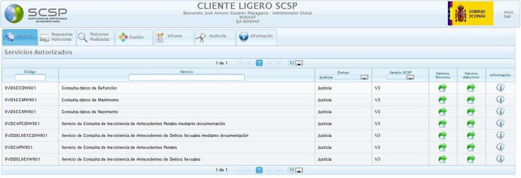 Cliente Ligero SCSP V4.